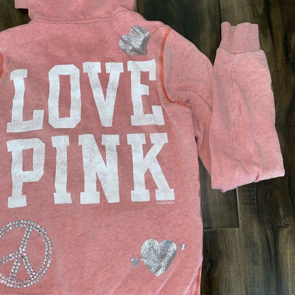 PINK Victoria’s Secret bling zip up jacket xs - Picture 6 of 8